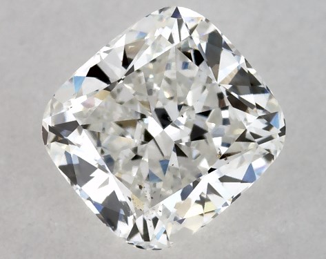 GIA 0.50 Carat F-SI1 Ideal Cut Cushion Modified Diamond